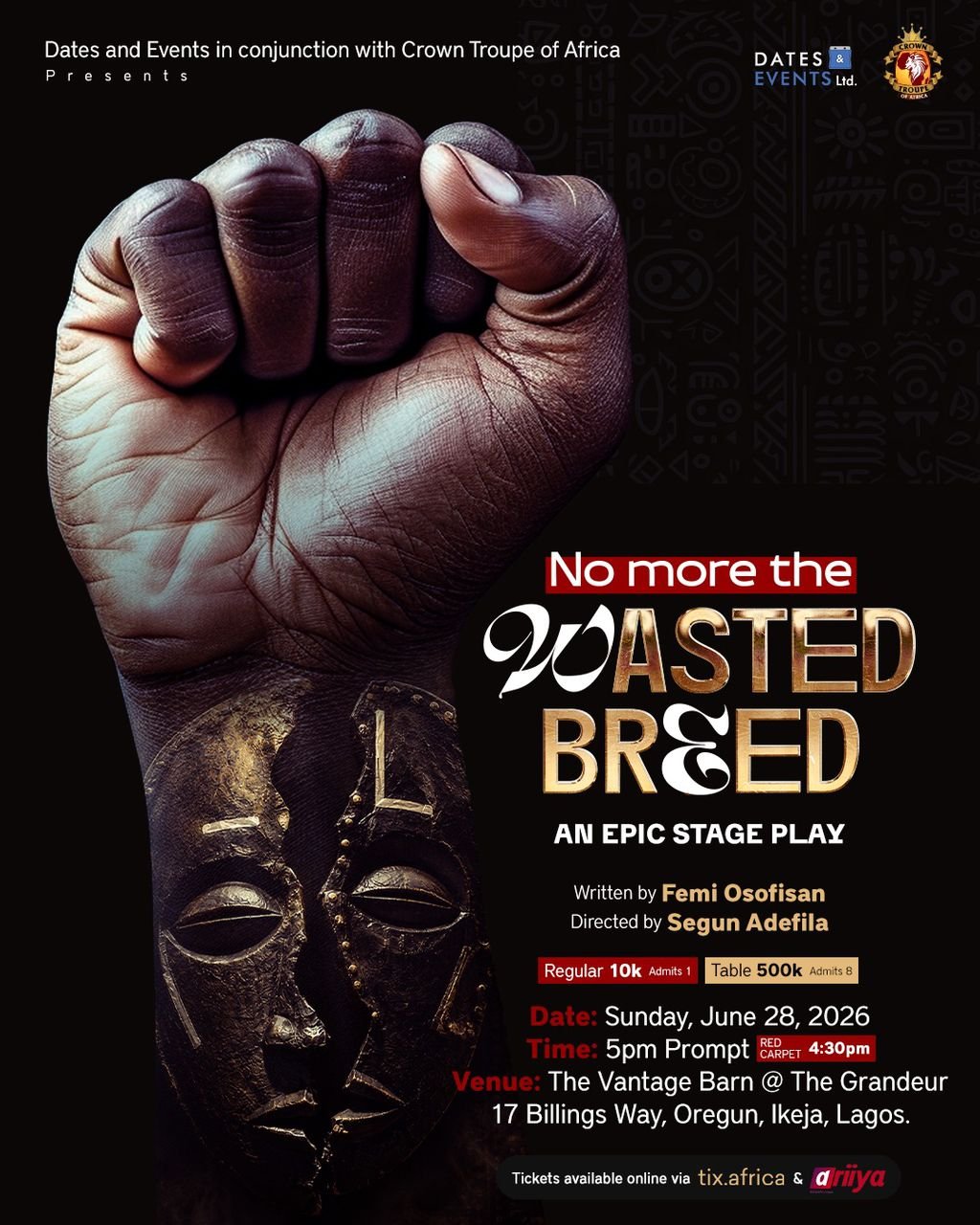 NO MORE THE WASTED BREED